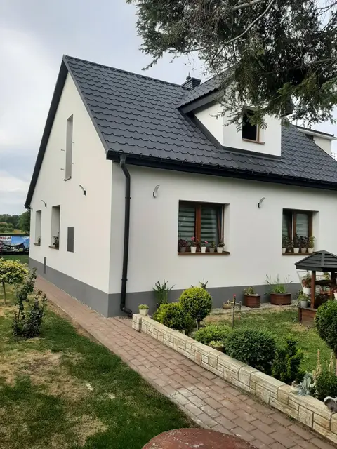 Kończymy modernizację domu w Bochni , docieplenie budynku i poddasza , wymiana kotła ( zgazowujący drewno )